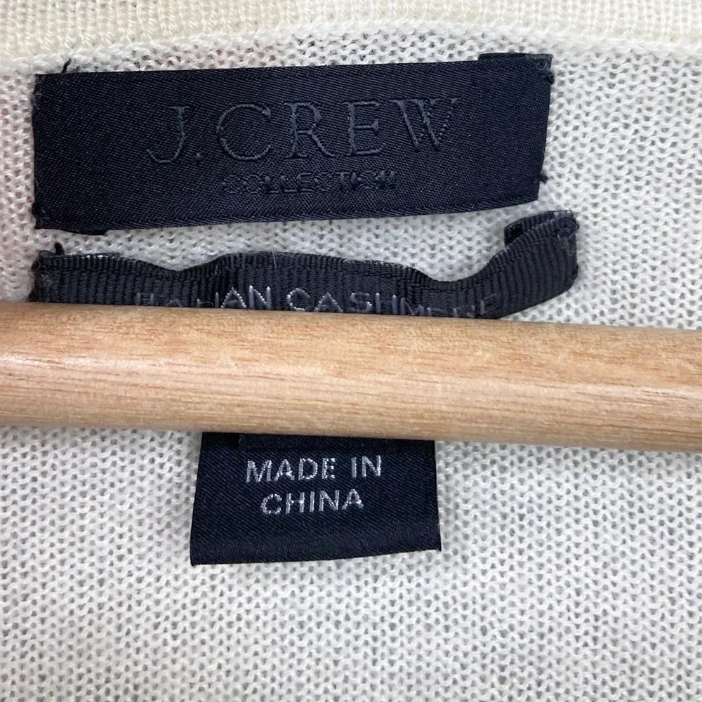 J Crew Collection Italian Cashmere Sweater Top Size XS‎ Nautical Anchor Striped